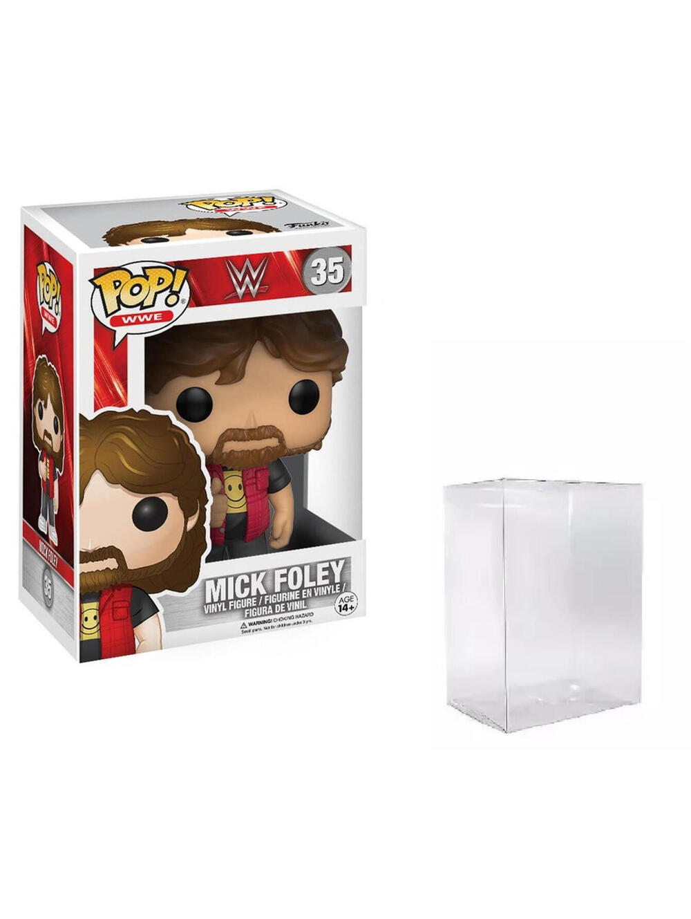 Funko Pop! Vinyl: WWE - Mick Foley #35 *VAULTED* (Bundled with Box Protector)
